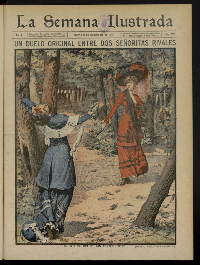 Miniatura de La Semana Ilustrada del 9 de noviembre de 1907, nº 28