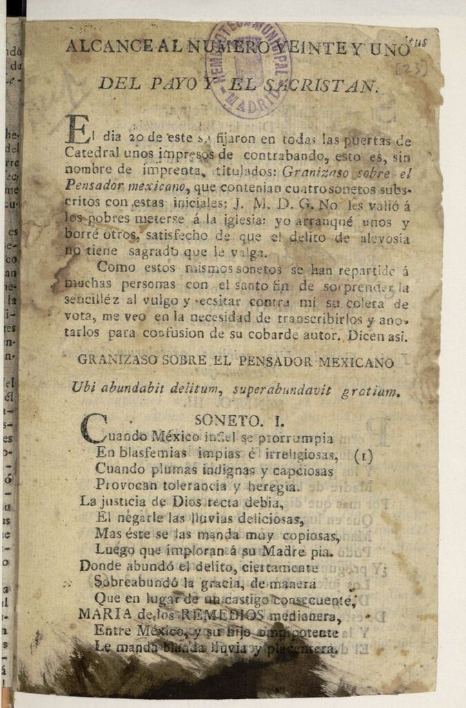 Miniatura de Conversaciones del Payo y el Sacristán de 1825