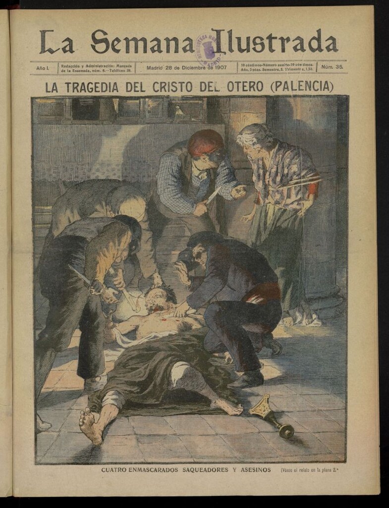 Miniatura de La Semana Ilustrada del 28 de diciembre de 1907, nº 35