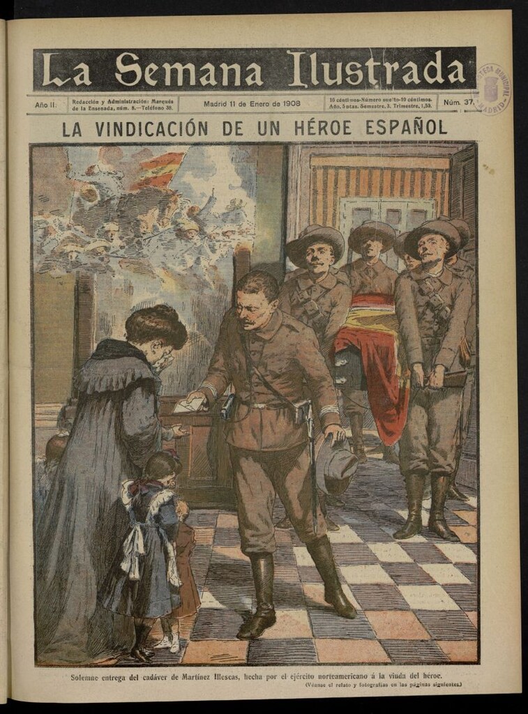 Miniatura de La Semana Ilustrada del 11 de enero de 1908, nº 37
