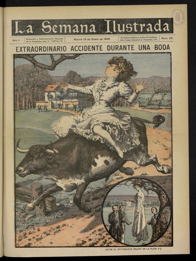 Miniatura de La Semana Ilustrada del 18 de enero de 1908, nº 38