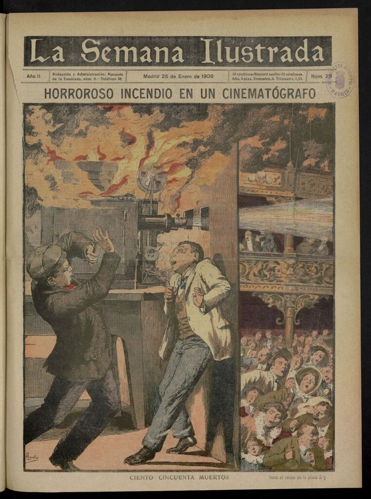 Miniatura de La Semana Ilustrada del 25 de enero de 1908, nº 39