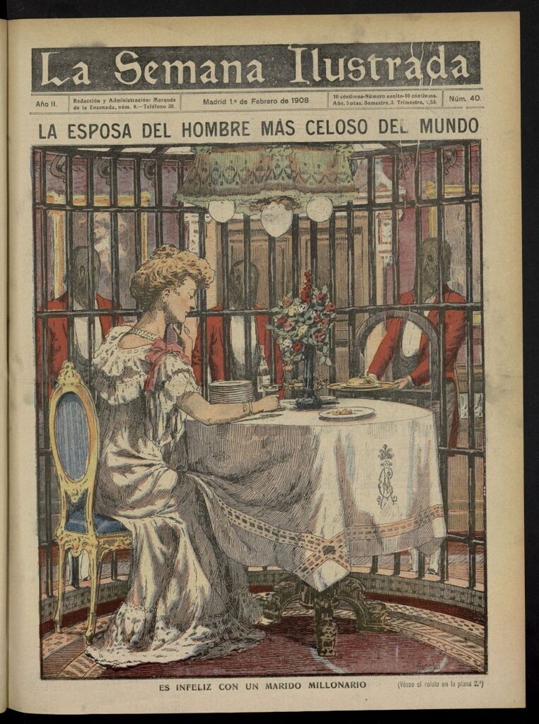 Miniatura de La Semana Ilustrada del 1 de febrero de 1908, nº 40