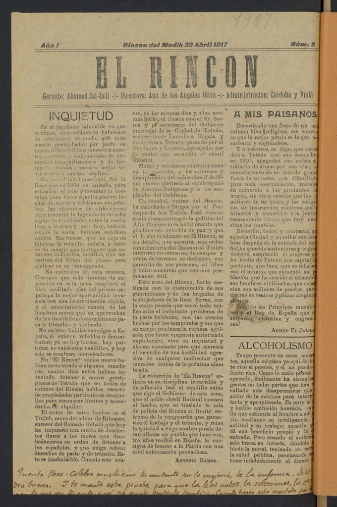 Miniatura de El Rincón del Medik del 30 de abril de 1917