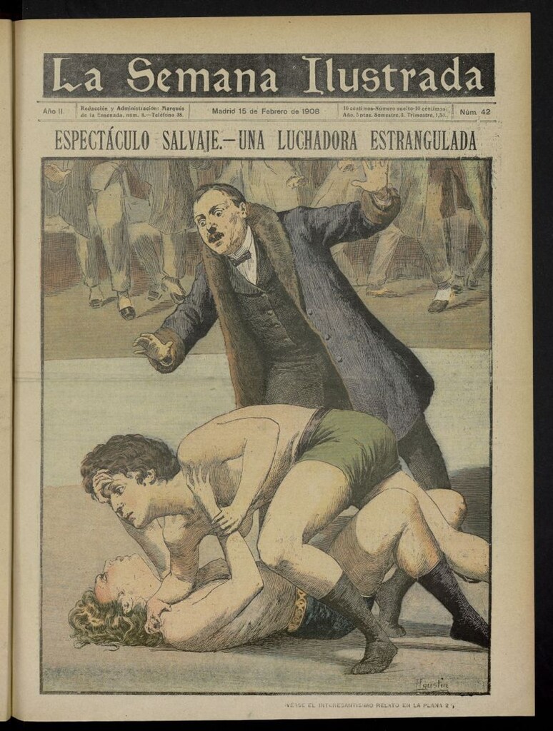 Miniatura de La Semana Ilustrada del 15 de febrero de 1908, nº 42