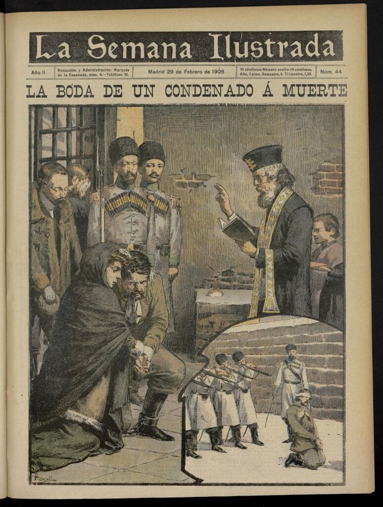 Miniatura de La Semana Ilustrada del 29 de febrero de 1908, nº 44