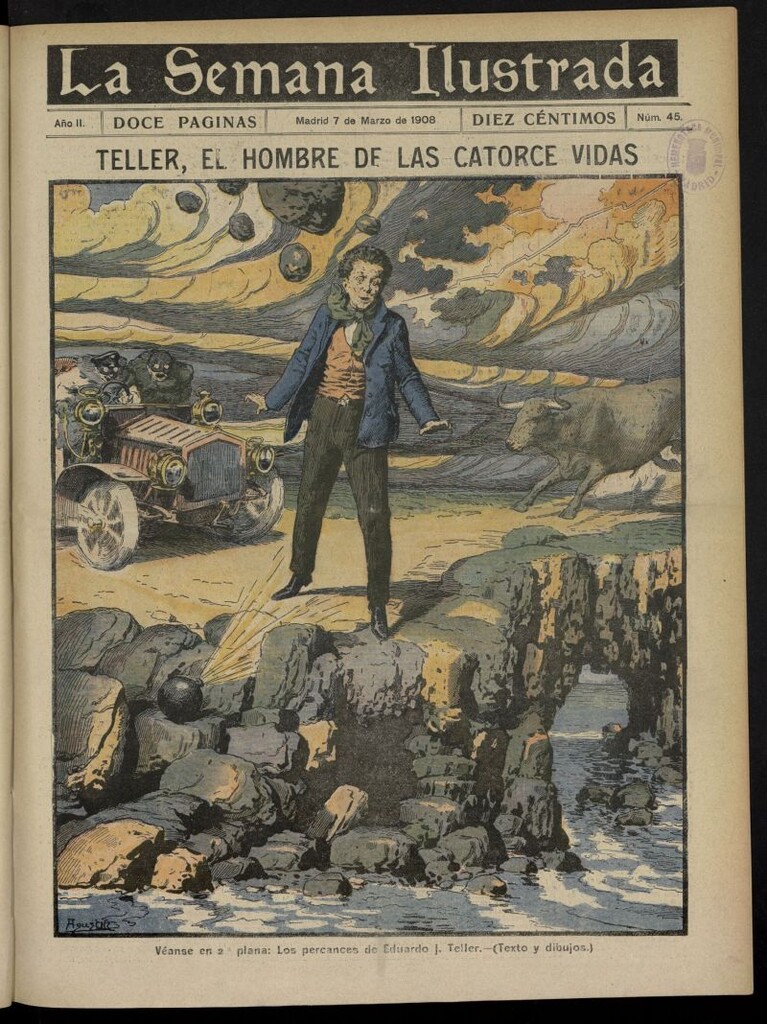 Miniatura de La Semana Ilustrada del 7 de marzo de 1908, nº 45