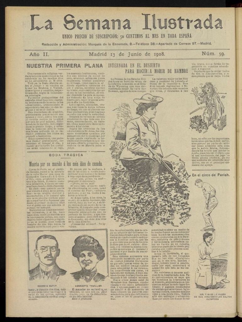 Miniatura de La Semana Ilustrada del 13 de junio de 1908, nº 59