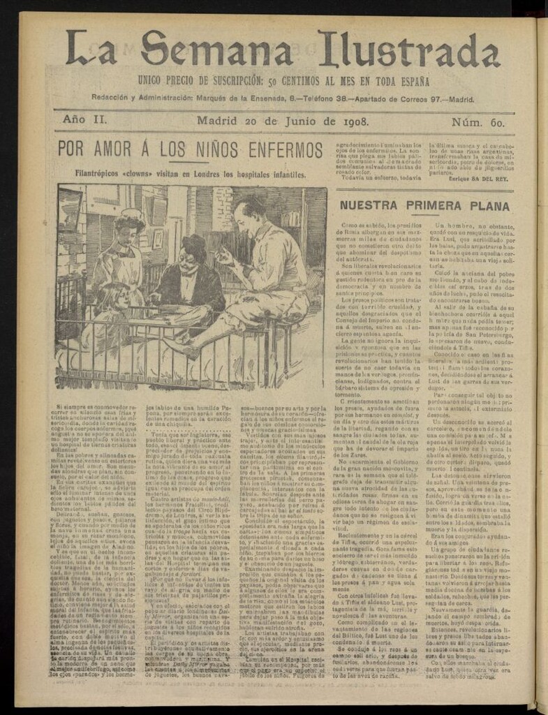 Miniatura de La Semana Ilustrada del 20 de junio de 1908, nº 60