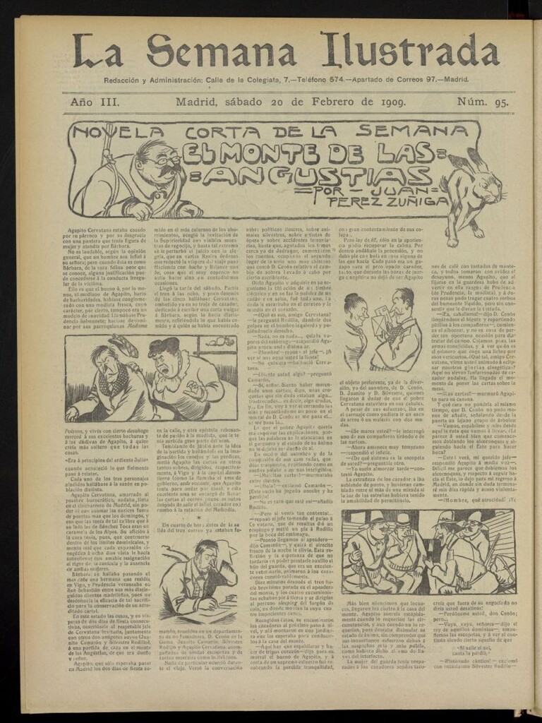 Miniatura de La Semana Ilustrada del 20 de febrero de 1909, nº 95