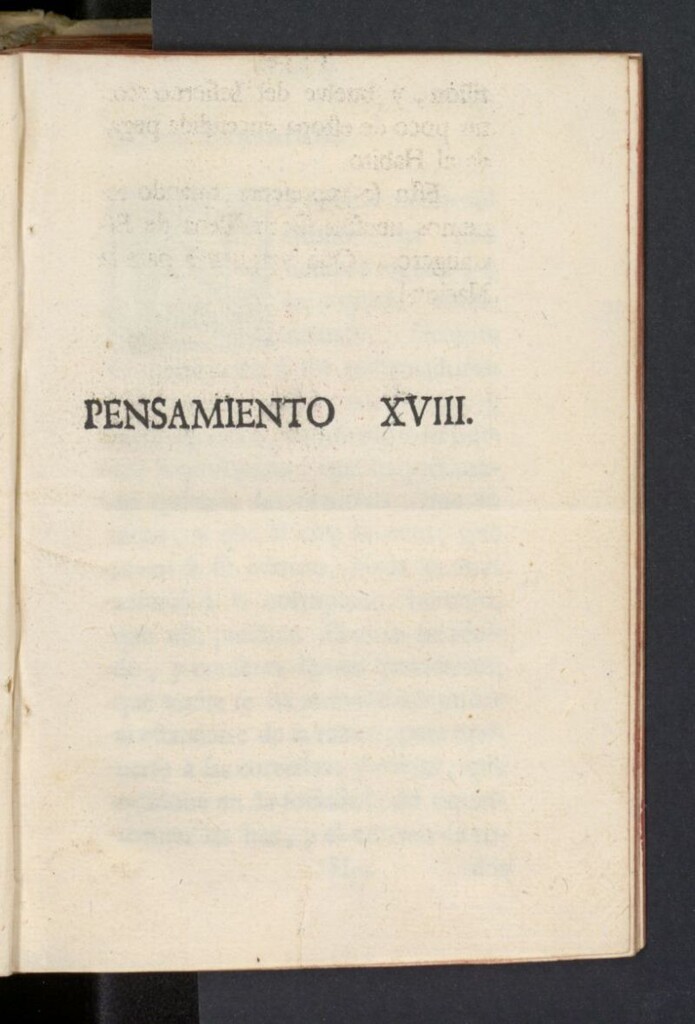 Miniatura de El Pensador 1762, pensamiento XVIII
