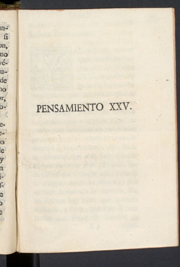 Miniatura de El Pensador 1762, pensamiento XXV