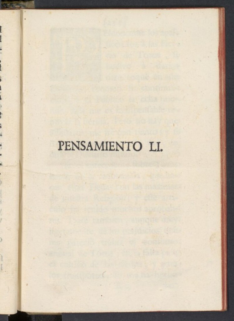 Miniatura de El Pensador 1763, pensamiento LI