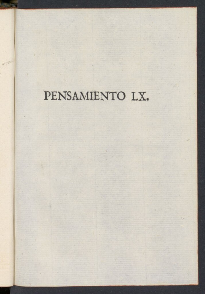 Miniatura de El Pensador 1767, pensamiento LX