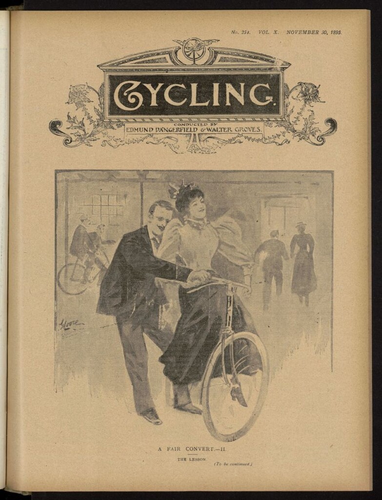 Miniatura de Cycling del 30 de noviembre de 1895, nº 254