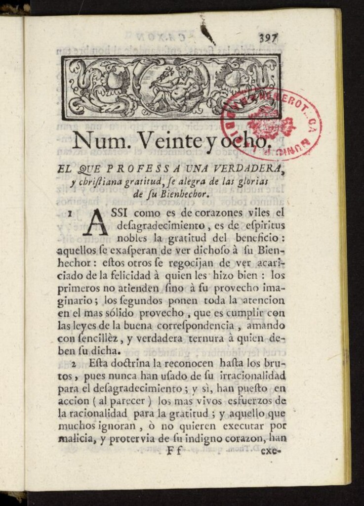 Miniatura de Caxon de Sastre de 1761, nº 28