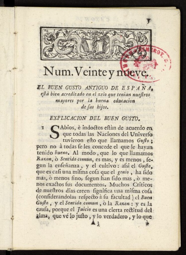 Miniatura de Caxon de Sastre de 1761, nº 29