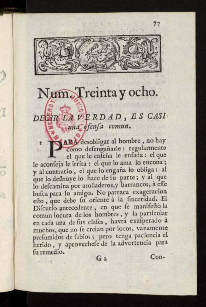 Miniatura de Caxon de Sastre de 1761, nº 38