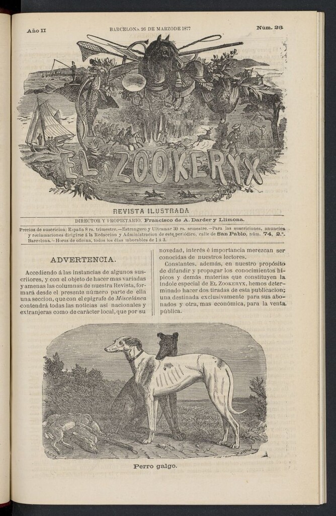 Miniatura de El Zookeryx del 26 de marzo de 1877, nº 26