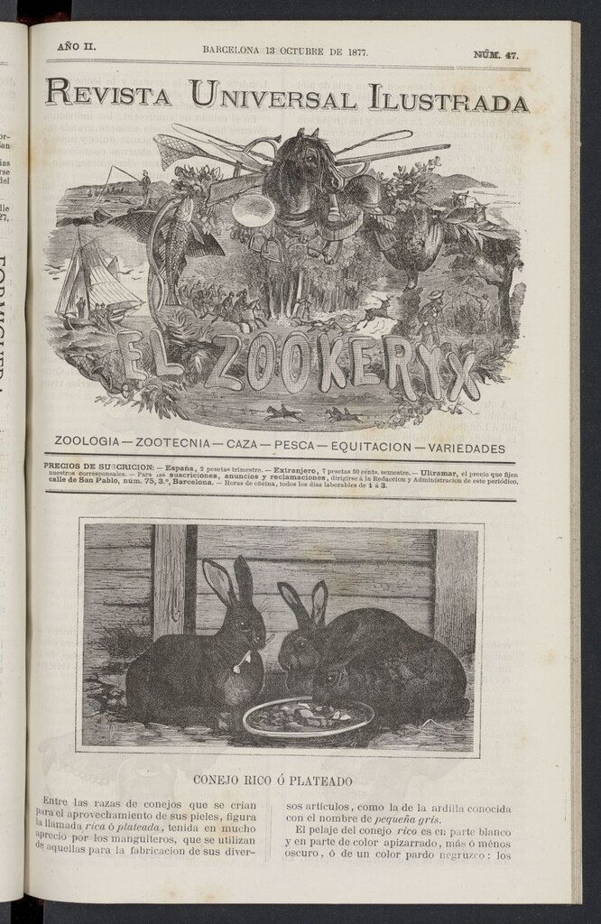 Miniatura de El Zookeryx del 13 de octubre de 1877, nº 47