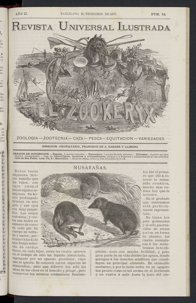 Miniatura de El Zookeryx del 21 de diciembre de 1877, nº 53