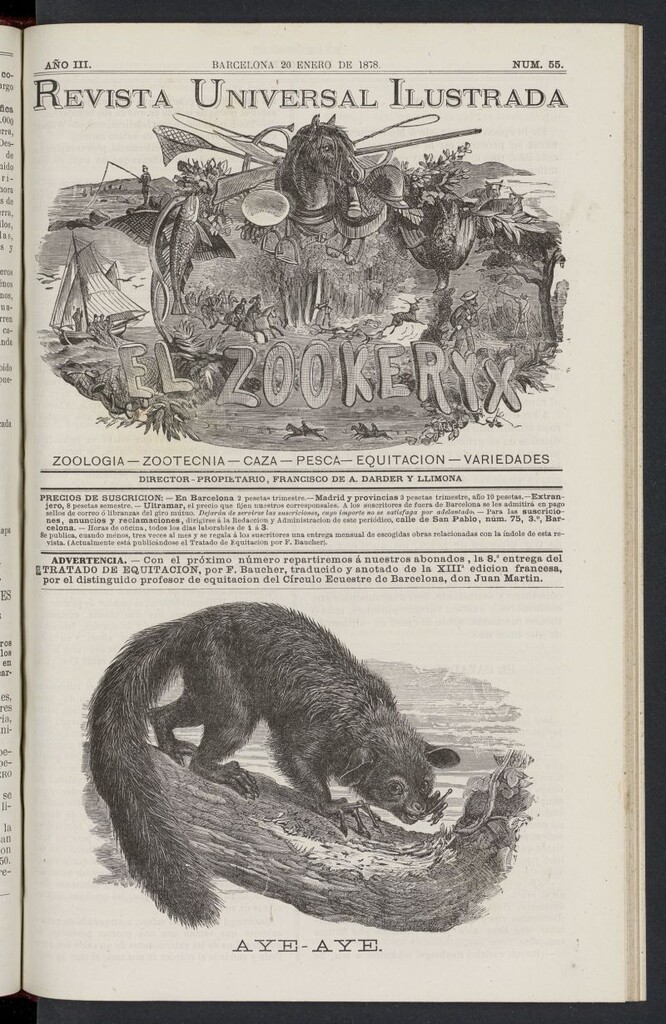 Miniatura de El Zookeryx del 20 de enero de 1878, nº 55