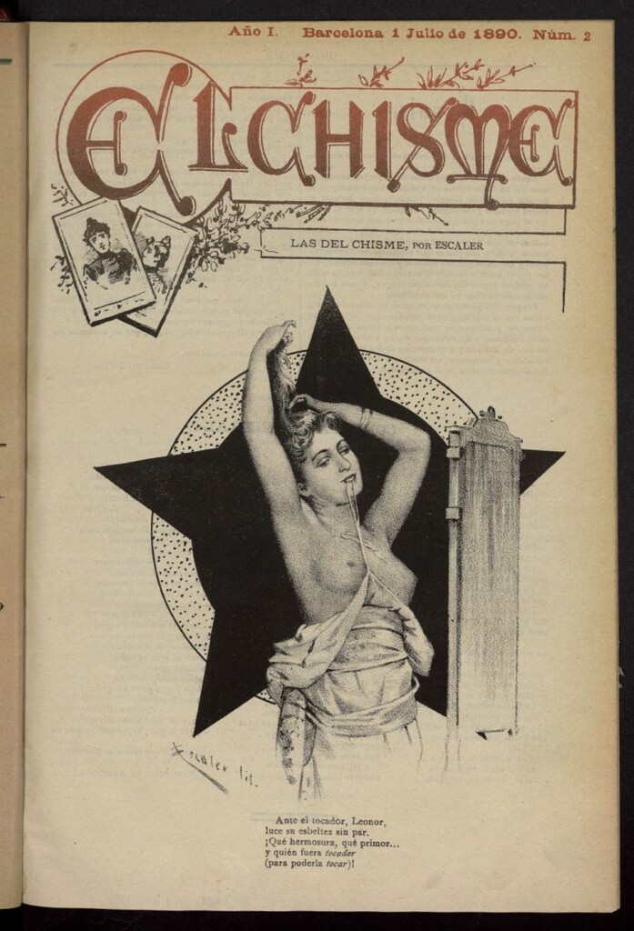 Miniatura de El Chisme del 1 de julio de 1890, nº 2