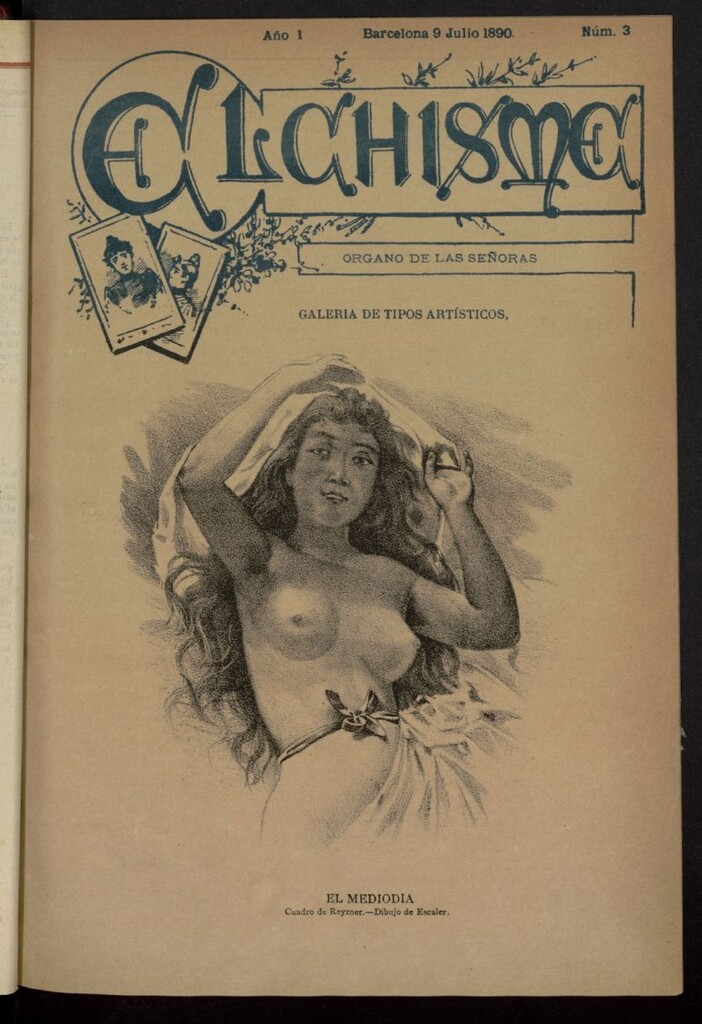 Miniatura de El Chisme del 9 de julio de 1890, nº 3