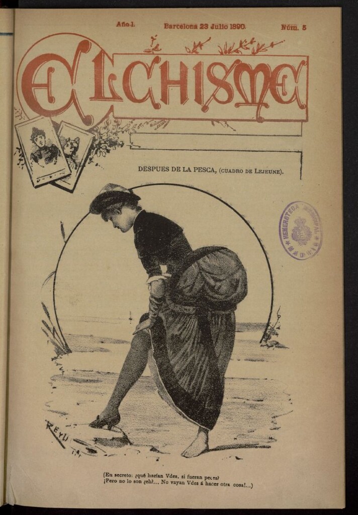 Miniatura de El Chisme del 23 de julio de 1890, nº 5