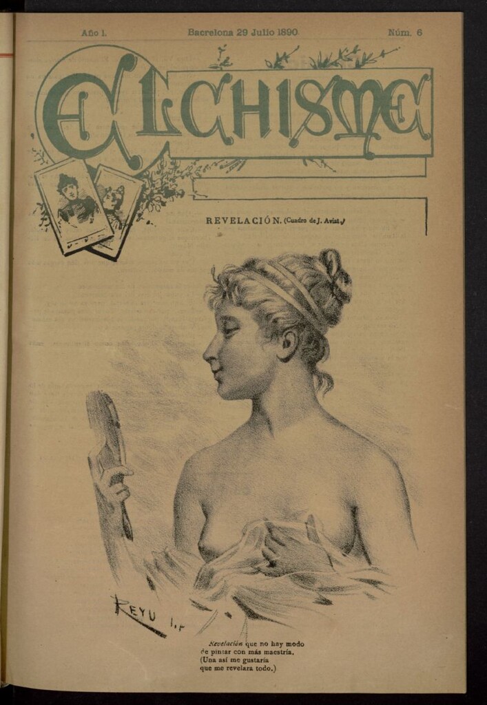 Miniatura de El Chisme del 29 de julio de 1890, nº 6