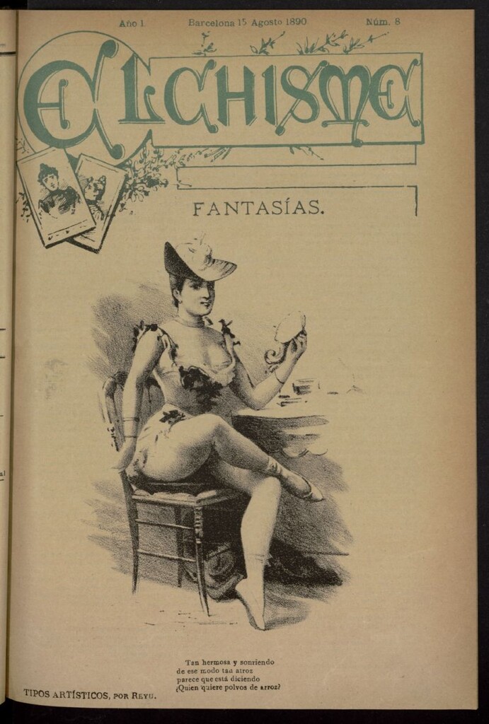 Miniatura de El Chisme del 15 de agosto de 1890, nº 8