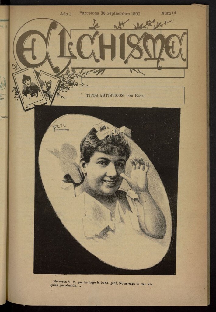 Miniatura de El Chisme del 30 de septiembre de 1890, nº 14