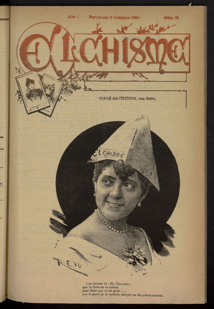 Miniatura de El Chisme del 8 de octubre de 1890, nº 15