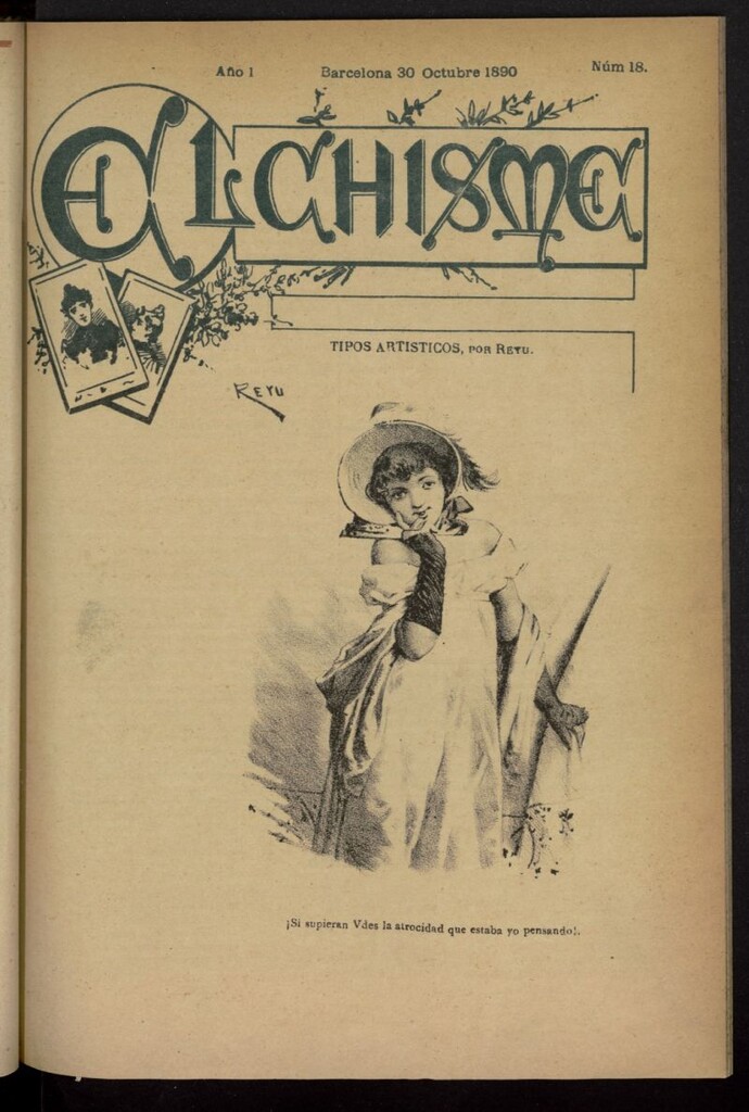 Miniatura de El Chisme del 30 de octubre de 1890, nº 18