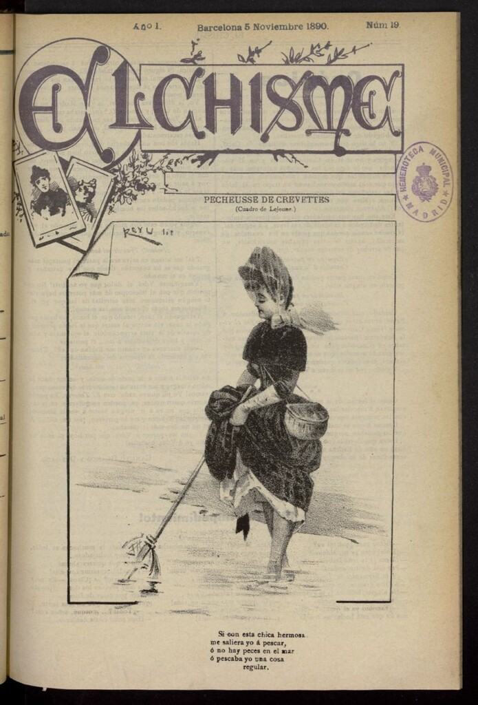 Miniatura de El Chisme del 5 de noviembre de 1890, nº 19