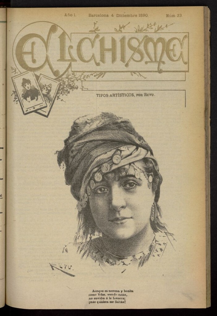 Miniatura de El Chisme del 4 de diciembre de 1890, nº 23