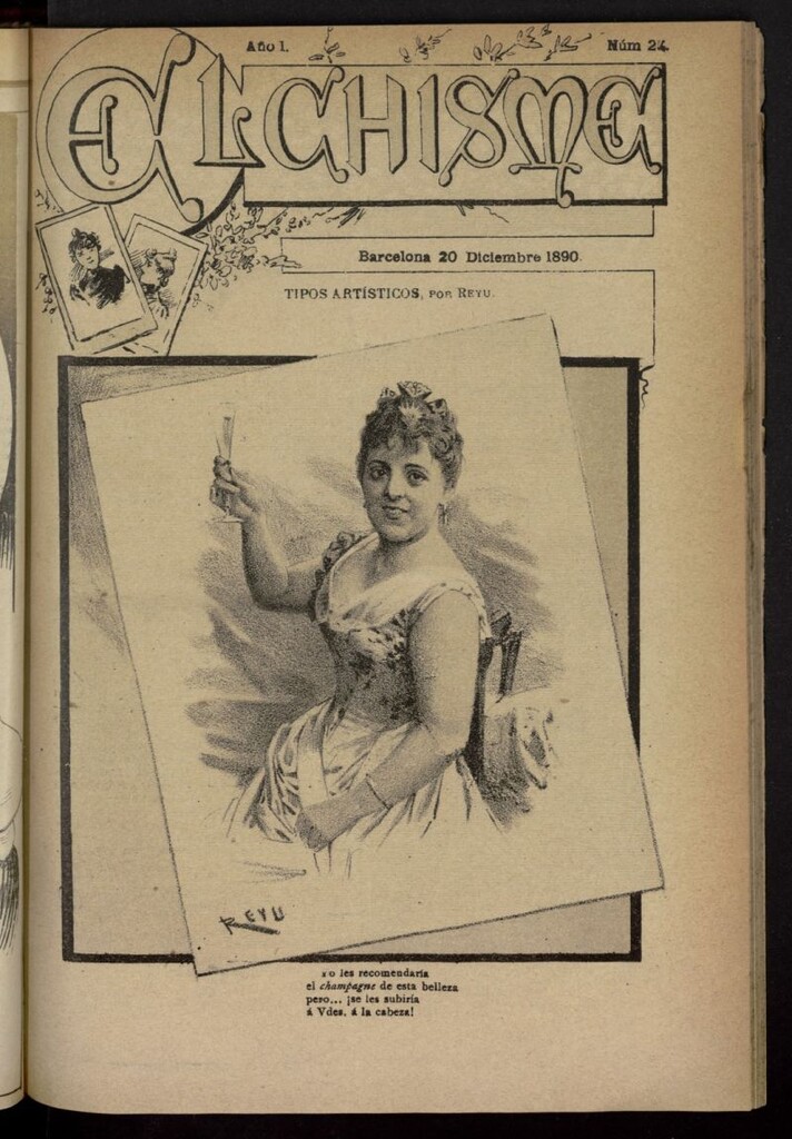 Miniatura de El Chisme del 20 de diciembre de 1890, nº 24
