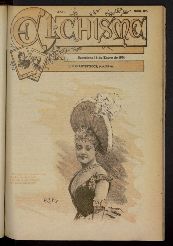 Miniatura de El Chisme del 14 de enero 1891, nº 27