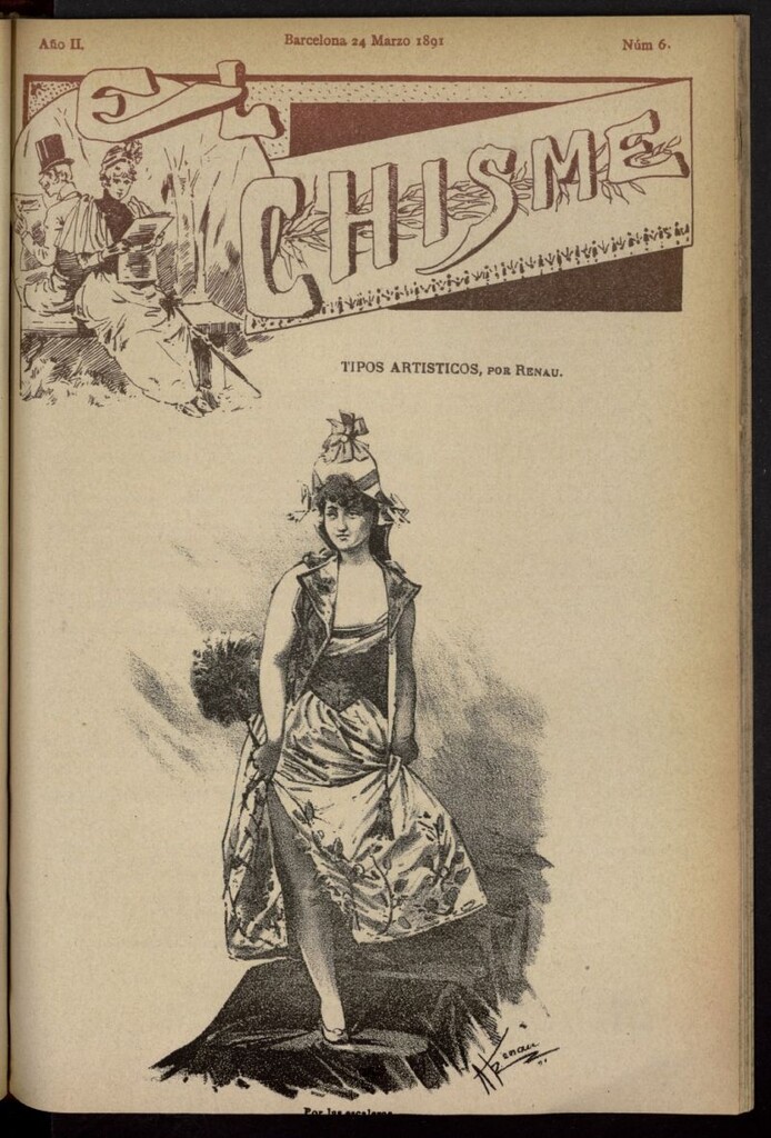 Miniatura de El Chisme del 24 de marzo de 1891, nº 6