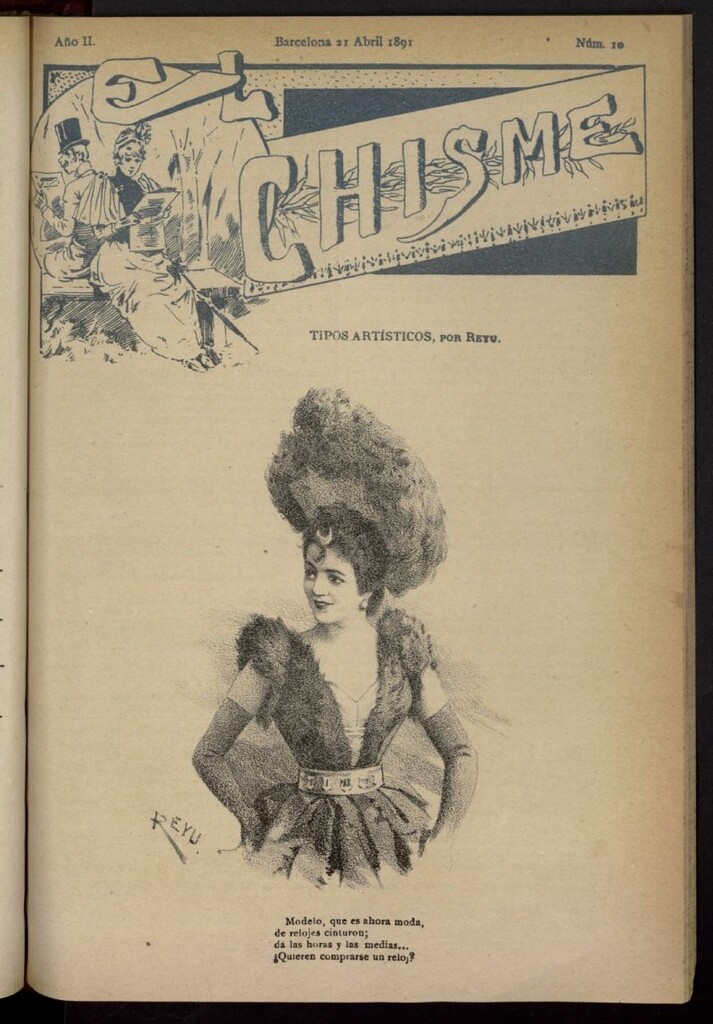 Miniatura de El Chisme del 21 de abril de 1891, nº 10