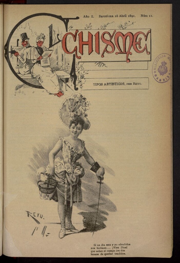 Miniatura de El Chisme del 28 de abril de 1891, 11