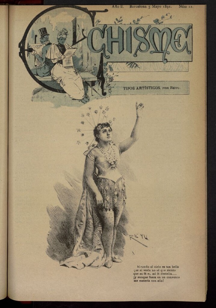 Miniatura de El Chisme del 5 de mayo de 1891, nº 12