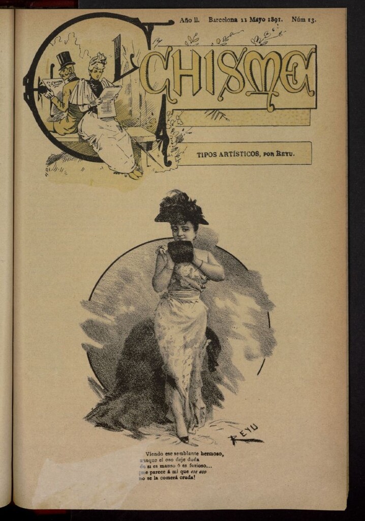 Miniatura de El Chisme del 11 de mayo de 1891, nº 13