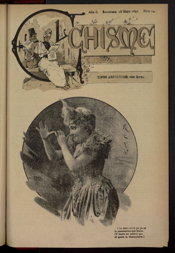 Miniatura de El Chisme del 18 de mayo de 1891, nº 14