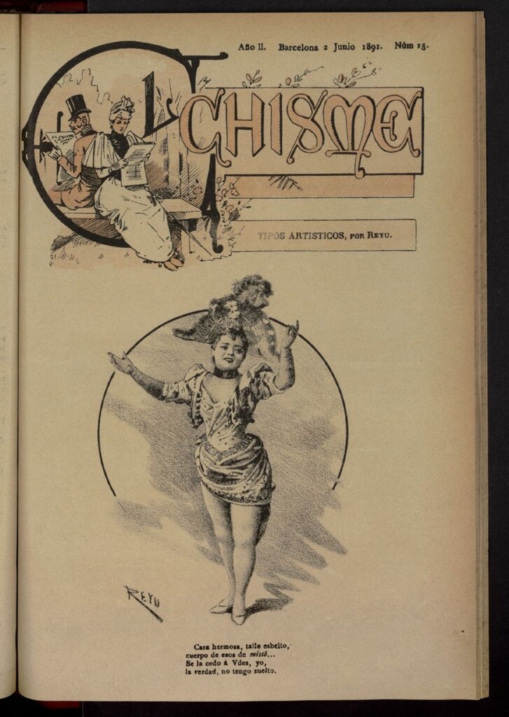 Miniatura de El Chisme del 2 de junio de 1891, nº 13 [sic]
