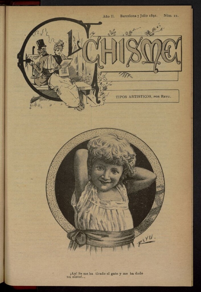 Miniatura de El Chisme del 7 de julio de 1891, nº 21