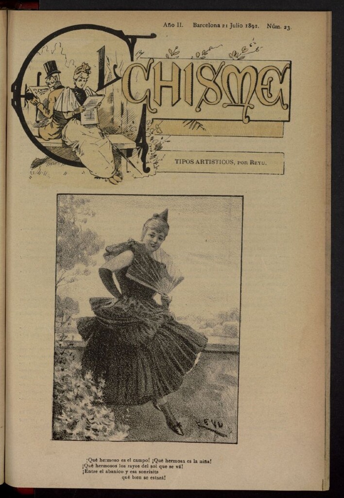 Miniatura de El Chisme del 21 de julio de 1891, nº 23