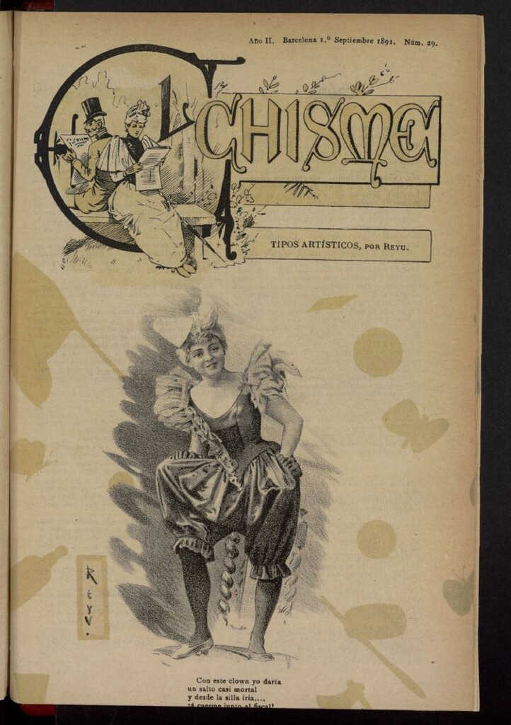 Miniatura de El Chisme del 1 de septiembre de 1891, nº 29