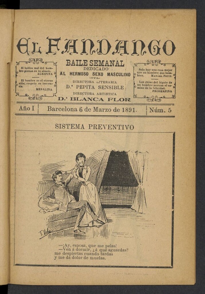 Miniatura de El Fandango del 6 de marzo de 1891, nº 5