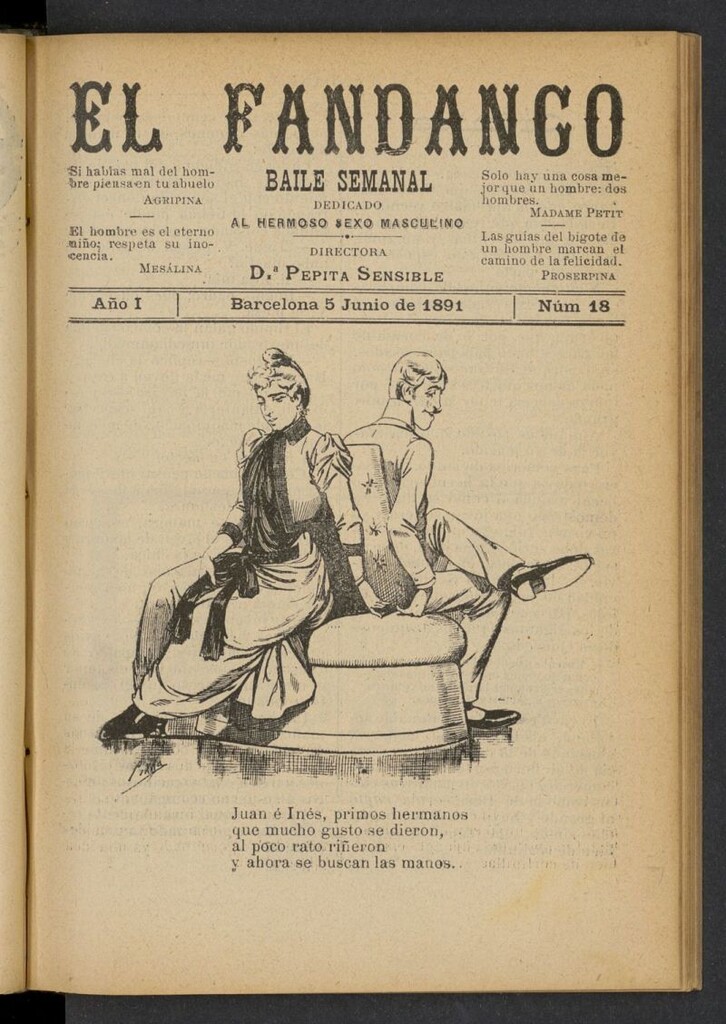 Miniatura de El Fandango del 5 de junio de 1891, nº 18